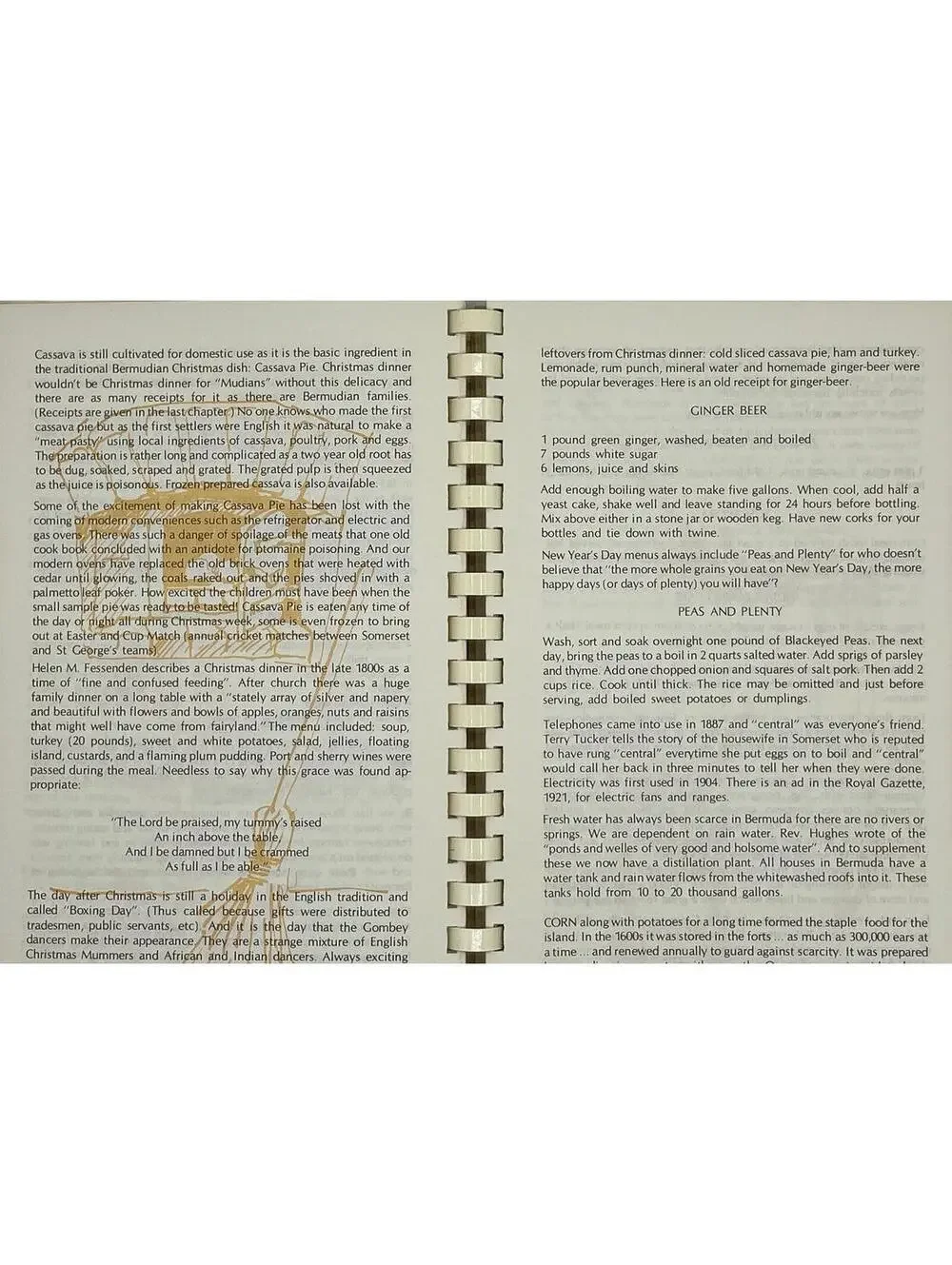 Vintage 1970s Bermudian Cookbook: Junior League Local Recipes